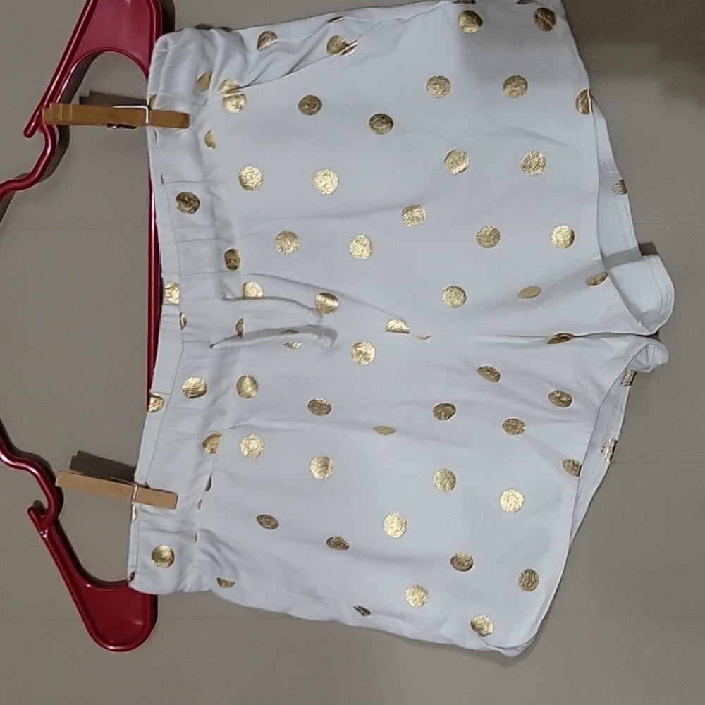 Old Navy shorts with sparkly smiley faces